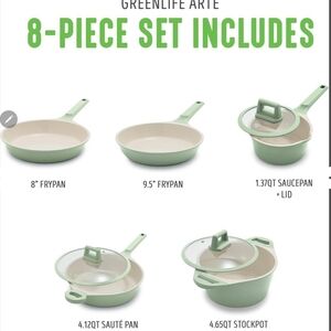 Cookware Set - Light Green